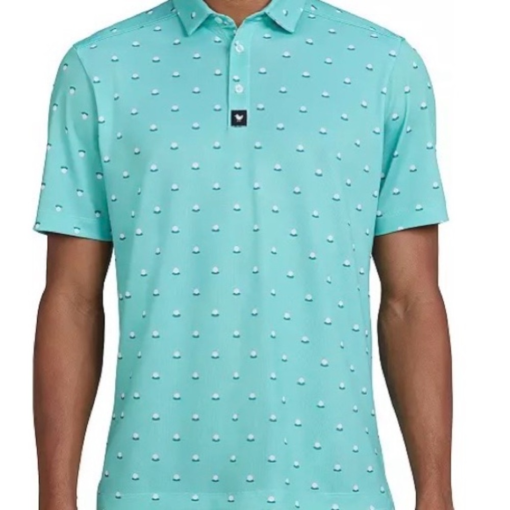 Men’s Bad Birdie Golf Aim Point Pique Tech Polo Shirt XXL MSRP $78 - Picture 5 of 6